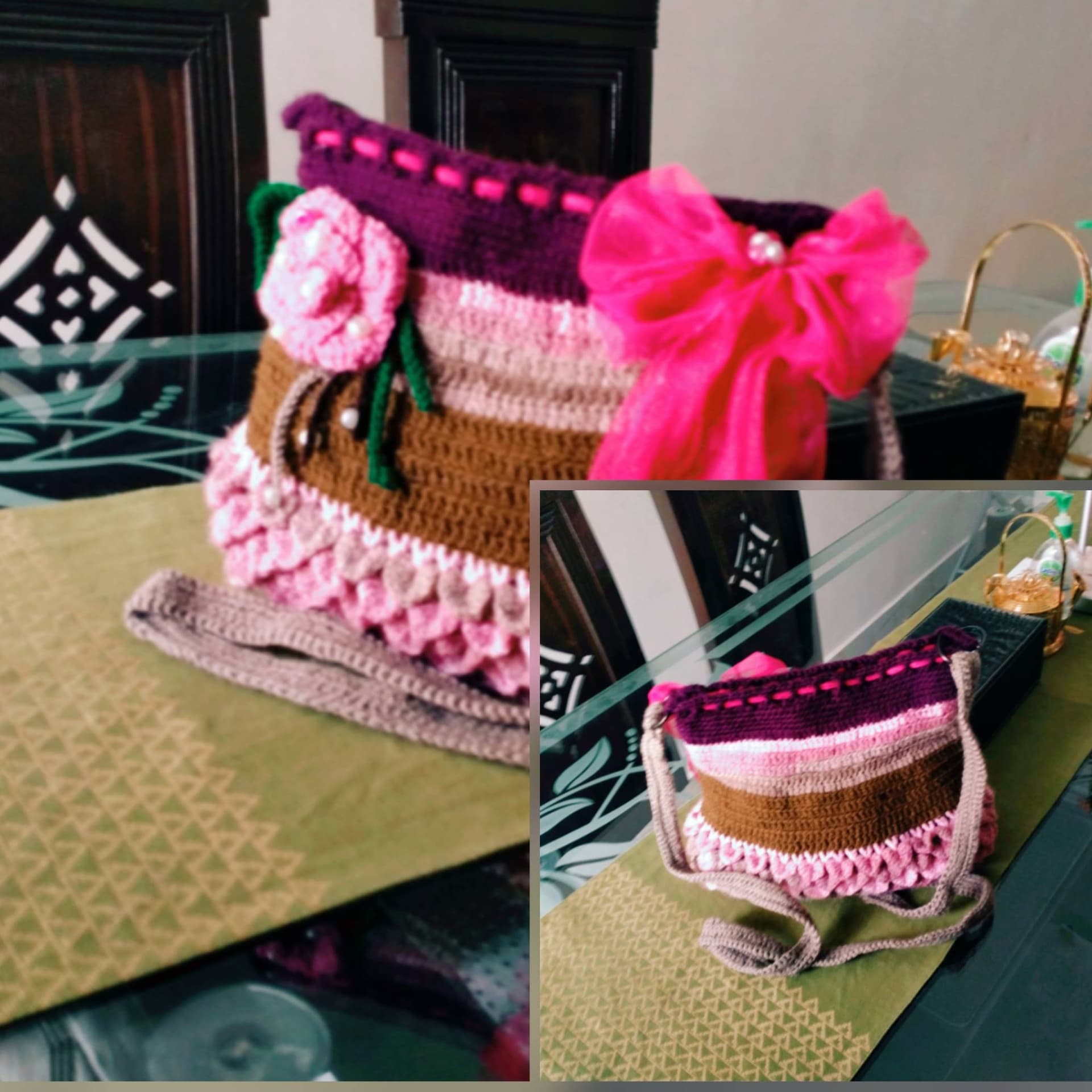 Handmade Woolen Bag/purse/shoulder Bag