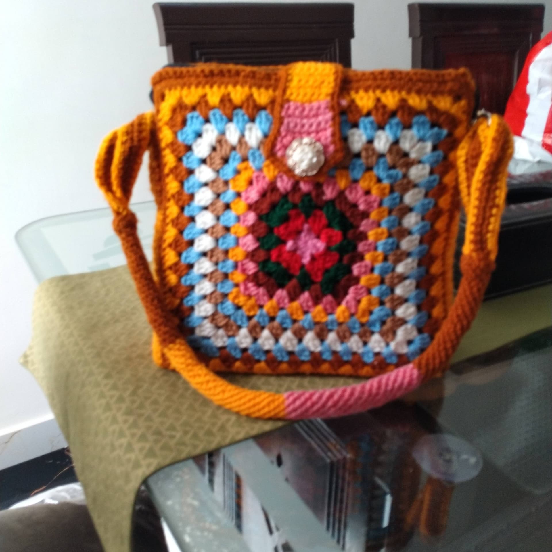 Crochet Shoulder Bag/hand Bag