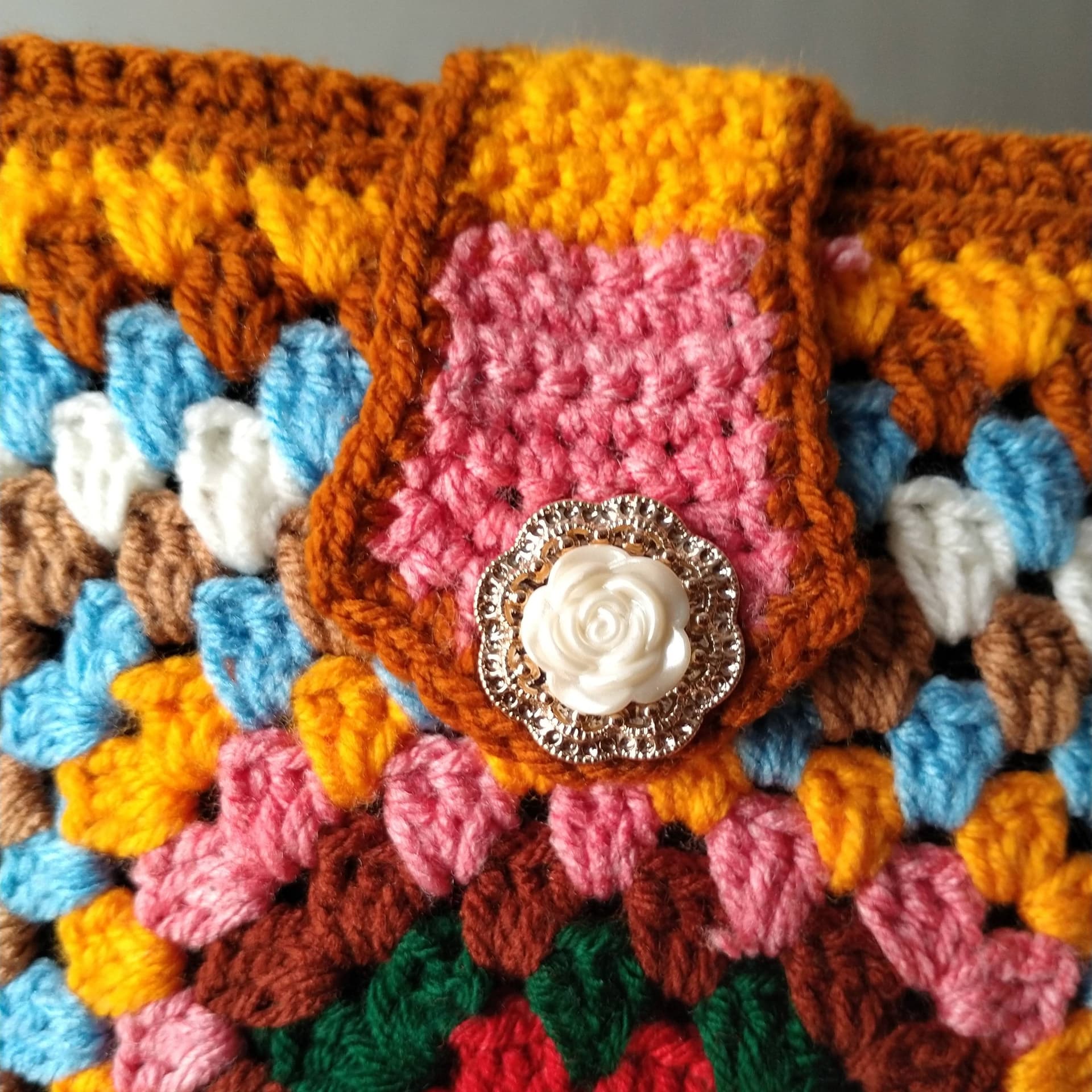 Crochet Shoulder Bag/hand Bag