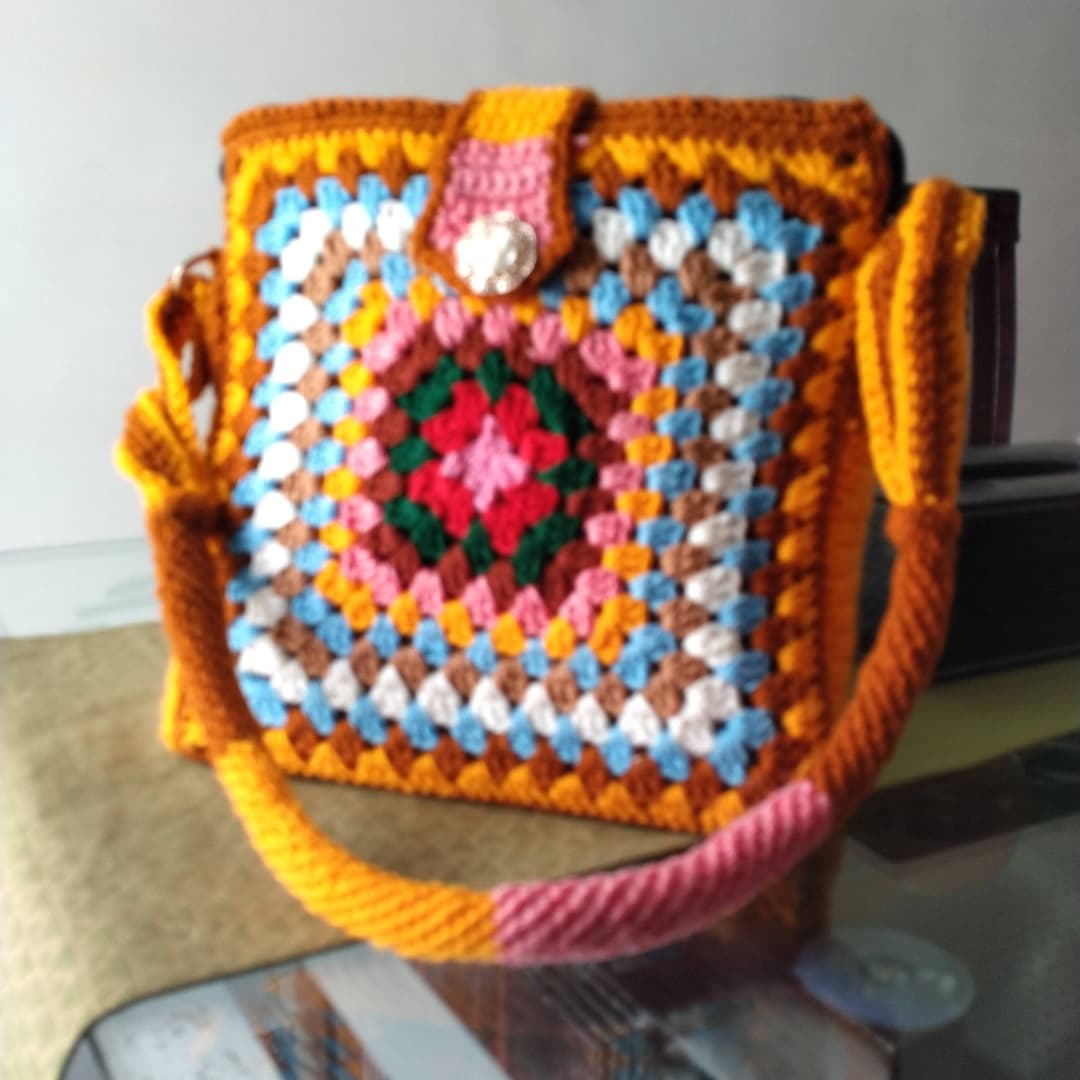 Crochet Shoulder Bag/hand Bag