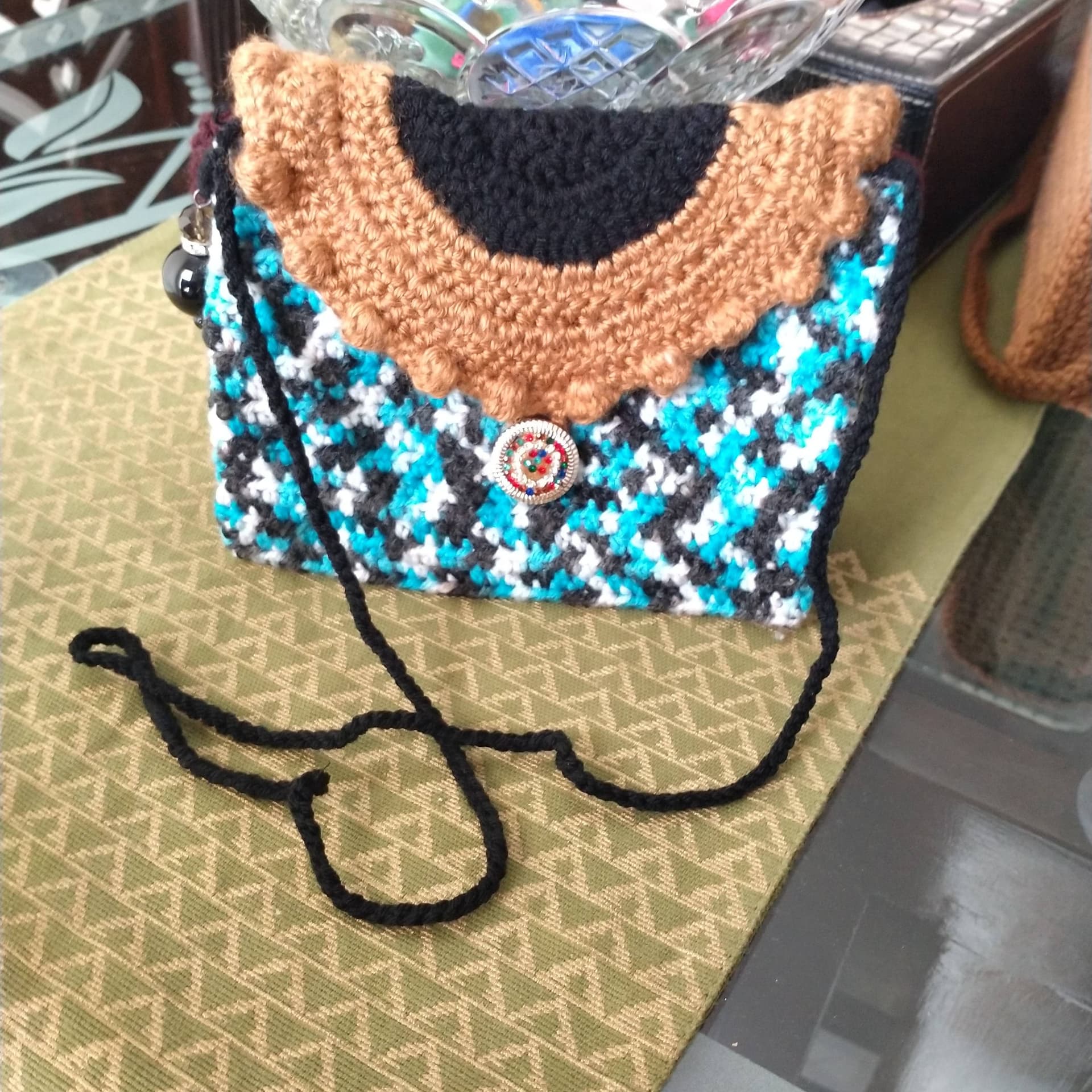 Crochet Cross Body Bag
