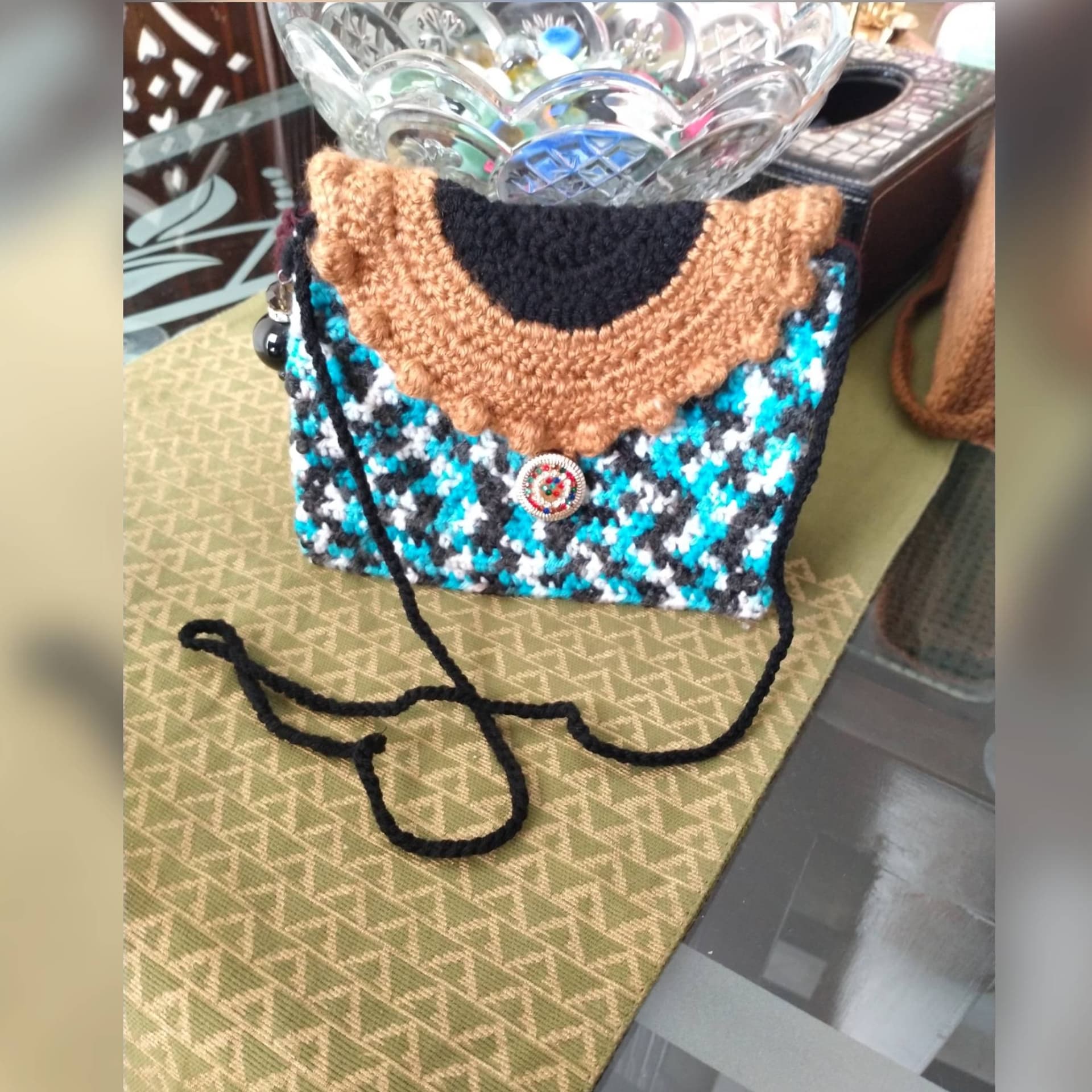 Crochet Cross Body Bag