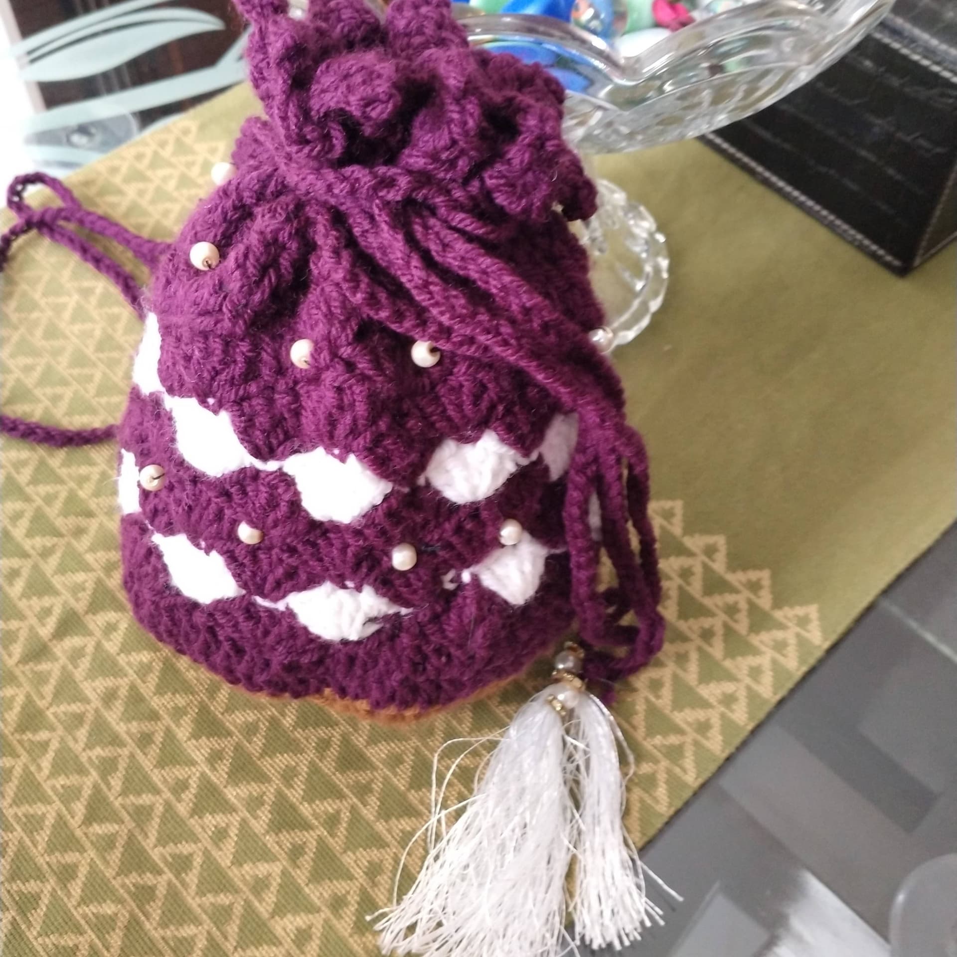 Crochet Handmade Pouch
