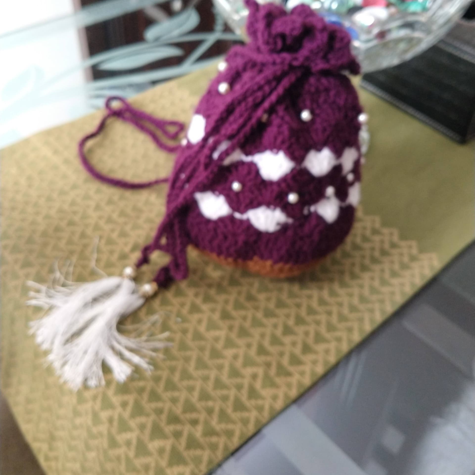 Crochet Handmade Pouch